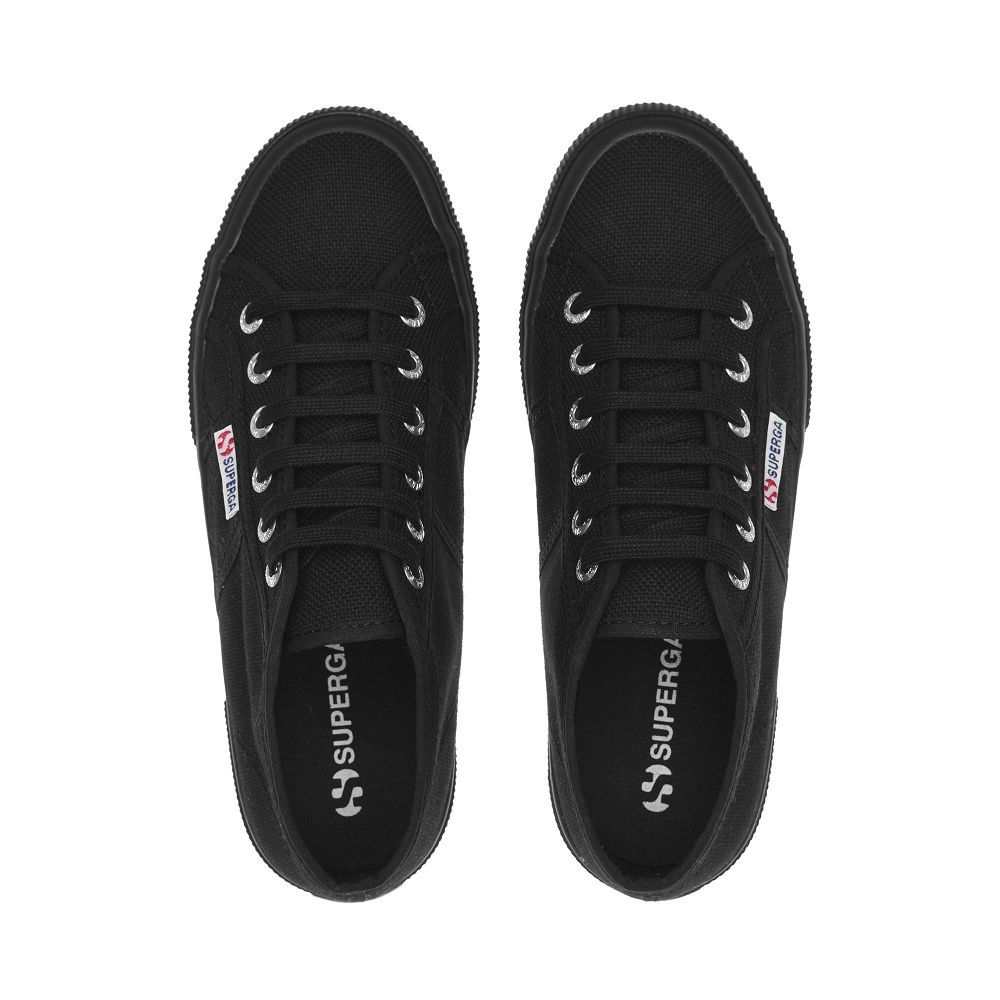 Superga 2754 Cotu Black High Top Sneakers - Women's Sneakers USA | US0513742